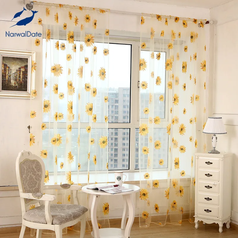 Шторы из полиэстера для гостиной кухни 5 цветов|tulle for living room|curtains tullewindow screening |