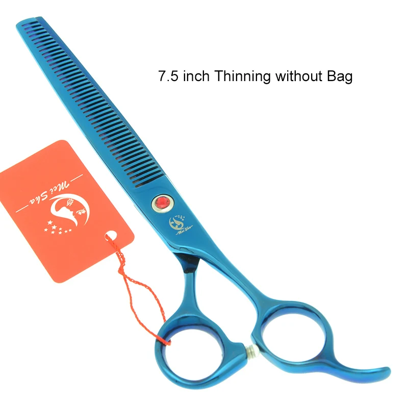 HB0277 no Bag 8," профессиональные ножницы из нержавеющей стали для домашних животных, ножницы для собак, прямые изогнутые ножницы для стрижки 7,5", ножницы для стрижки животных, ножницы для стрижки собак HB0275 - Цвет: HB0277 no Bag