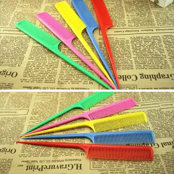 

Plastic Portable Hair Pointed Tail Comb Anti-static The Design Type Clip Hairdresser Styling Salon Treatment Tool Nicety Ke J0G5