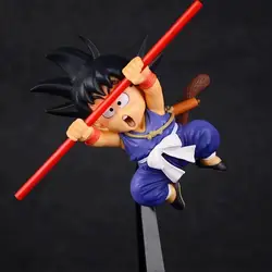 Аниме Dragon Ball Z Super Saiyan 4 детство Сон Гоку. ПВХ Действие Рисунок Статуя Коллекция Модель Детские игрушки кукла подарок 16 см