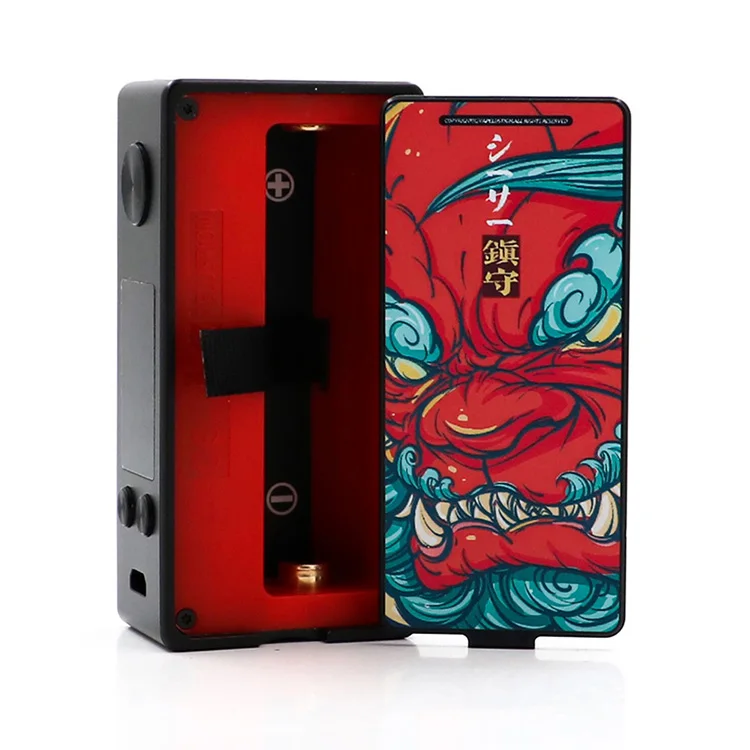 Оригинальный Vapelustion Hannya Mini 80 Вт TC бокс мод один 18650 Vape обход 510 нить крутой дизайн