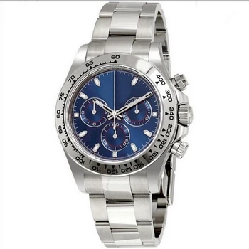 

luxury watch men 39mm AAA DAY TONA Automatic machinery No battery Stainless steel sweeping small dials work watches S15