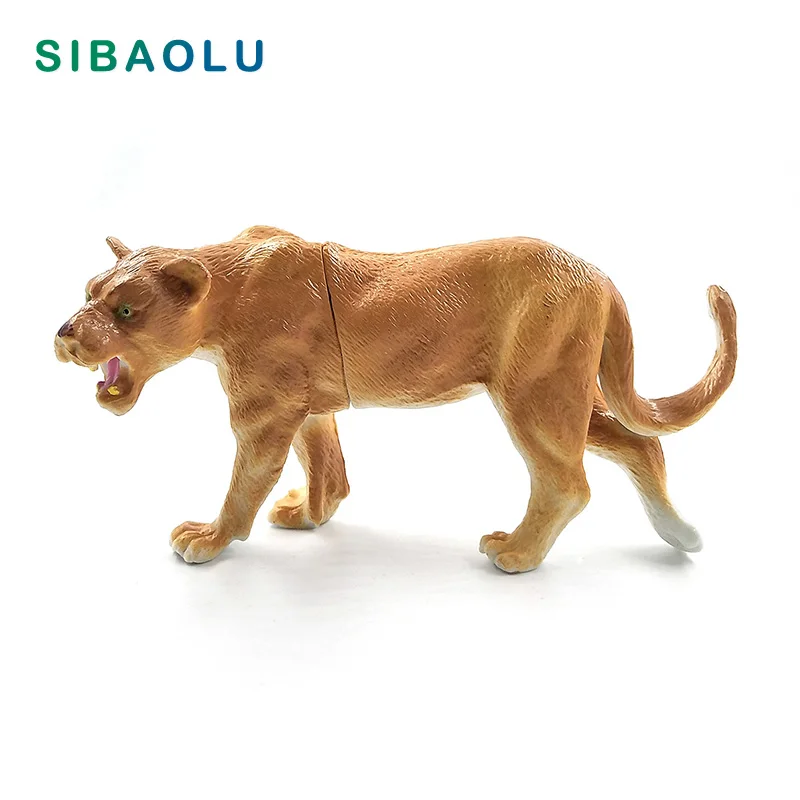 Simulation Lion Forest Animal model figurine home decor decoration accessories modern plastic Educational toy