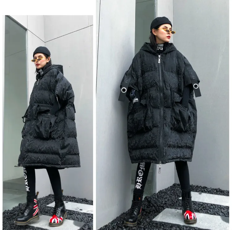 Max LuLu, корейская мода, зимняя одежда, Женская утолщенная зимняя куртка, женское повседневное длинное пальто, теплое с капюшоном, с подкладкой, леопардовая парка