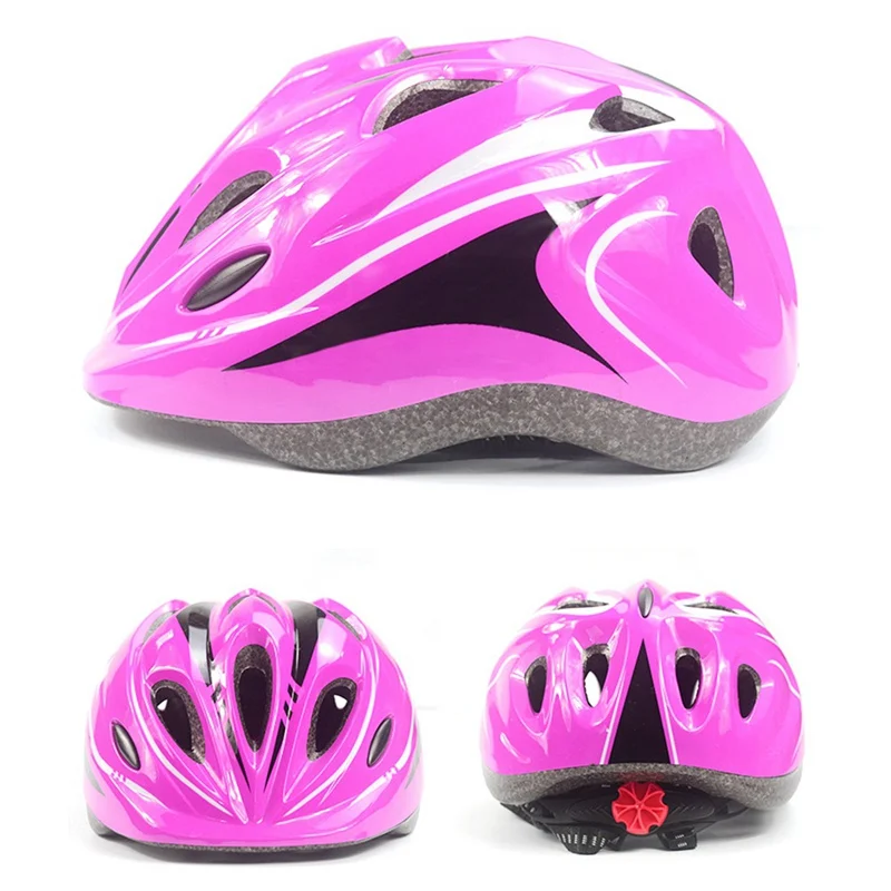 Ultralight Children Helmet Adjustable Bike Cycling Helmets with Light Size 50cm-57cm
