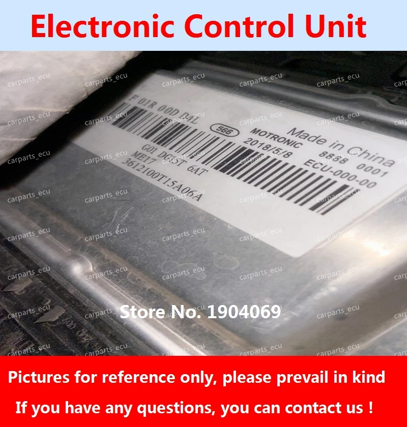 Engine Computer Board F01RB0DC6F 3610010005-JTA10 F01R00DC6F ME17 F01R00DD4L 3612100T15A06A F01RB0DD4L For Mahayana Great Wall