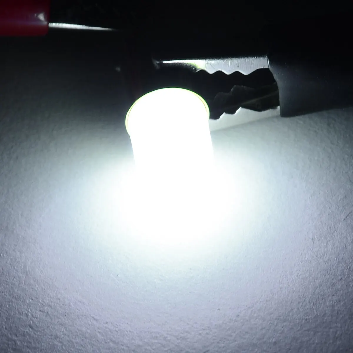 Auto Interior Lighting 2pcs BA9S T4W Super Bright Round 3D COB LED Car License Plate Light Door Side Lamp Bulb White DC12V