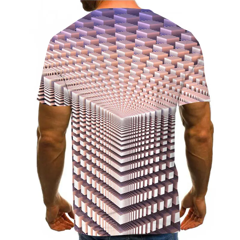Футболка с 3d принтом футболка модные топы футболки летняя уличная Harajuku Camisetas Hombre