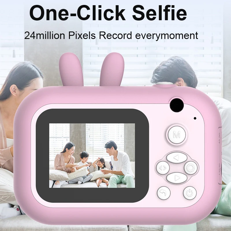 Children Camera Instant Print Camera For Kids 24MP