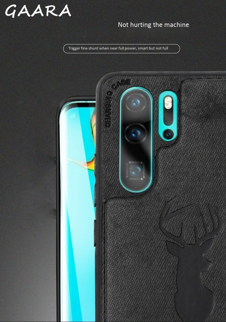 3600 мАч тонкий P20 Pro Чехол-аккумулятор для huawei P20 P30 mate 20 Pro Elk Deer Shell внешняя ткань узор power Bank чехол