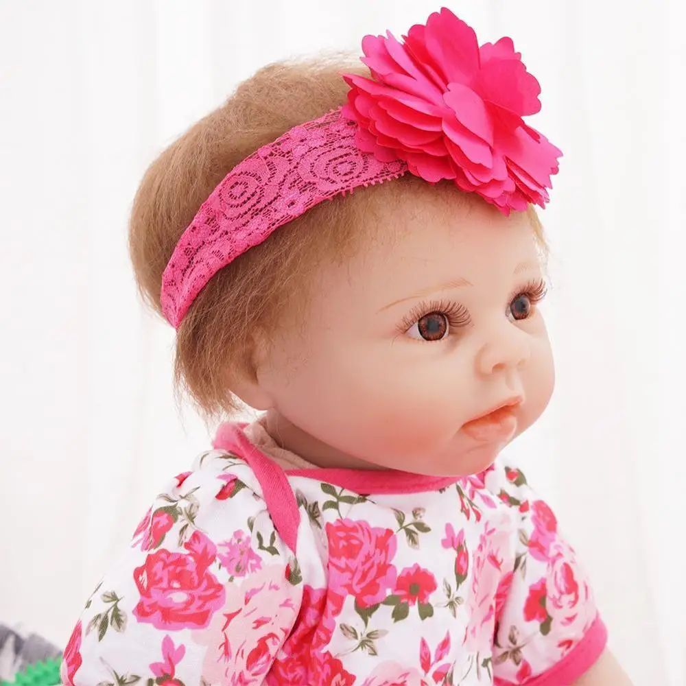 NPK Bebes Кукла реборн 55 см куклы для маленьких девочек Мягкие силиконовые Boneca Reborn Детские подарки игрушки для кровати