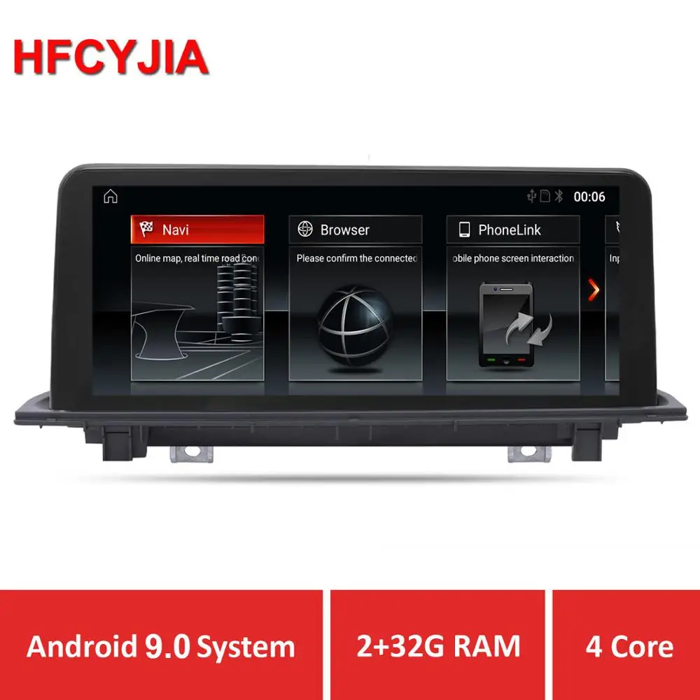 HFCYJIA ips сенсорный экран автомобильный gps Navi приемник для BMW X1 F48- Android 9,0 Система BT wifi 2+ 32G ram Google SWC видео