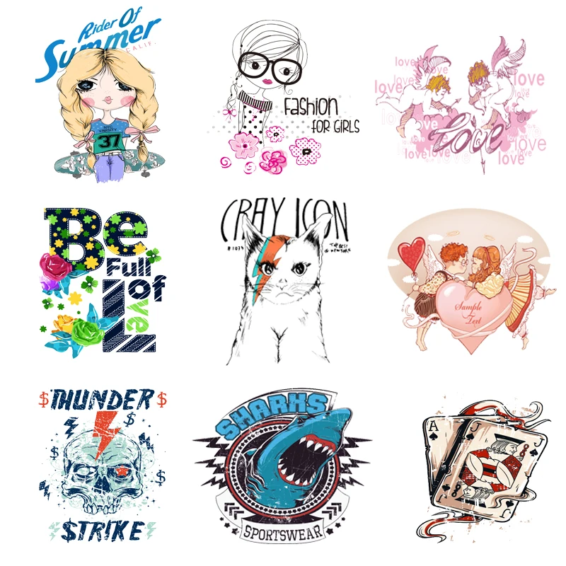 

Iron-on Transfers for Clothing Patches for Clothes Stickers Diy Fashion Applique Stripe Flex Fusible Transfer Vinyl Adhesive A