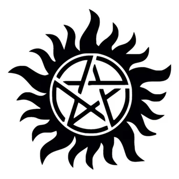 

Dawasaru Supernatural Anti Posession Personality Car Sticker Waterproof Decal Laptop Suitcase Auto Accessorie PVC,15cm*15cm