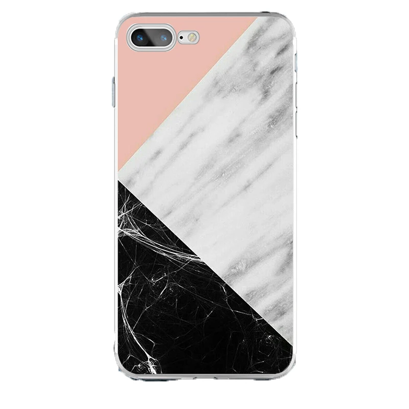 Ударопрочный мягкий чехол из тпу с геометрическим узором для iphone 8 7 6 6S Plus X XR XS Max 5