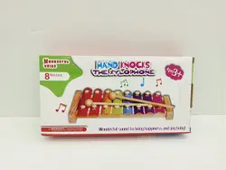 Дети раннего возраста образовательная сила для девочек и мальчиков музыкальная игрушка для малышей деревянный мультфильм ручной стук