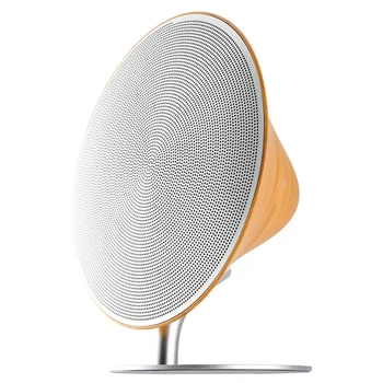 

Remax Bluetooth 4.2 Hifi Audio Desktop Stereo Wireless Bluetooth Speaker Nfc Creative Home Wooden Bluetooth Speaker Contact Butt