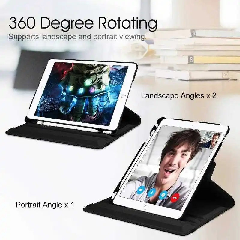 KatyChoi Fashion 360 Rotate Stand Case For Samsung Galaxy Tab S5e T720 T725 Tablet Case Cover-4