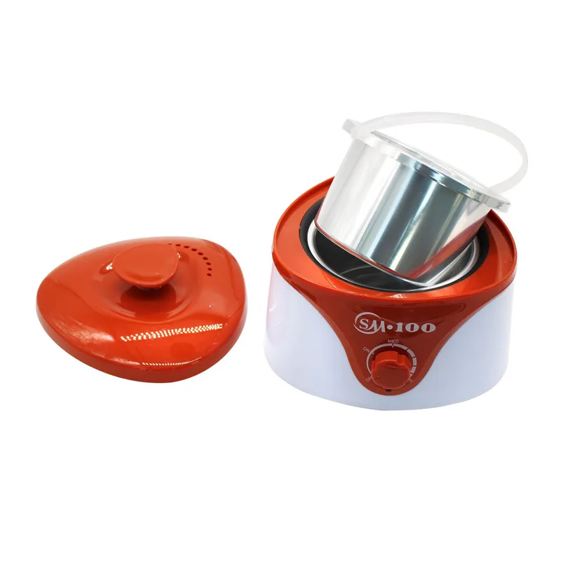 Paraffin Wax Heater 500ml Feet Mini SPA Hand Wax Warmer Epilator 100W Rechargeable Machine Body Depilatory Hair Removal Tool