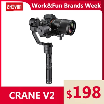 

ZHIYUN Official Crane V2 3-Axis Handheld Gimbal 360 Degree Stabilizer for DSLR Camera for Sony A7/Panasonic LUMIX/Nikon/Canon M
