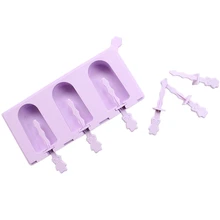 Новые креативные DIY Инструменты для мороженого с крышкой и палкой Силиконовые Мороженое Лоток Для кубикового льда замороженные формы для мороженого Кухня Бар инструменты