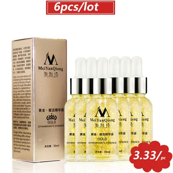 

6pcs 24K Gold Essence Day Cream Anti Wrinkle Face Care Anti Aging Collagen Whitening Moisturizing Hyaluronic Acid Ance Skin Care