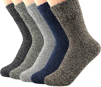 

LH082606 Men's wool warm socks soft and comfortable autumn and winter cashmere sports sailors stockings