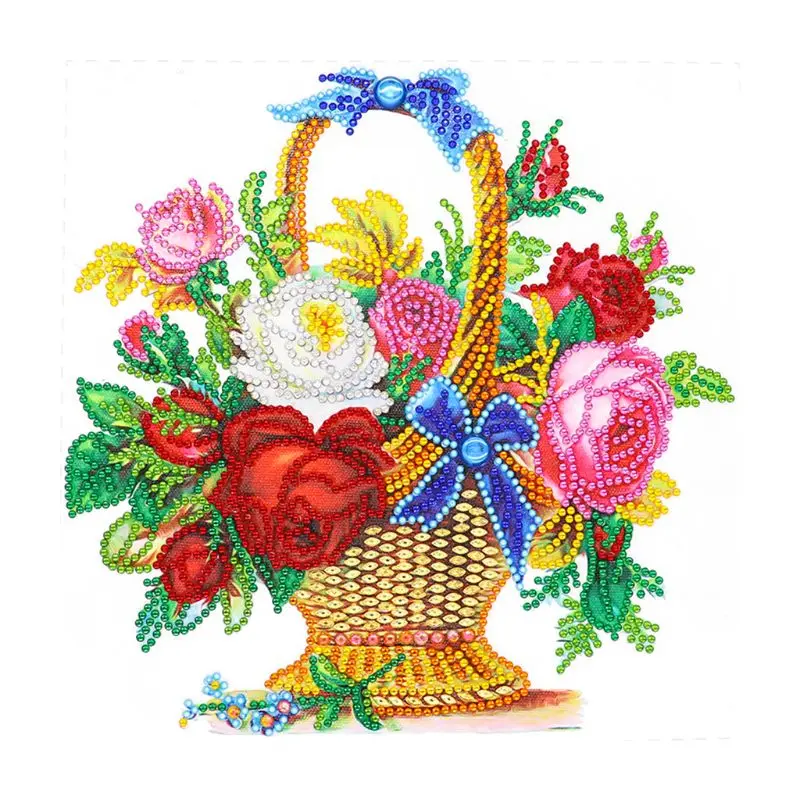 

Flower Basket 5D Special Diamond Painting Embroidery Needlework DIY Rhinestone Y1QB