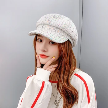 

Japanese beret women autumn fashion octagonal hat women outdoor sun hat