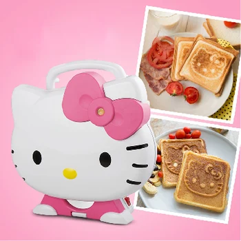 

Gift cat waffle sandwich bread machine electric baking pan breakfast