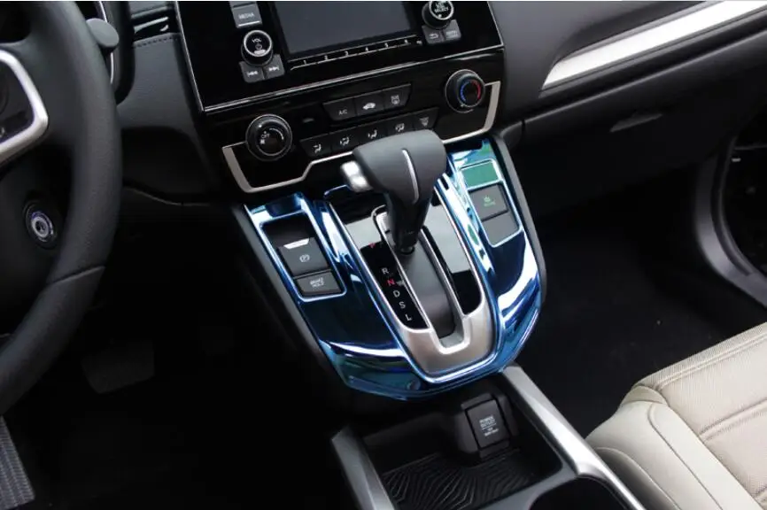 Панель переключения передач из нержавеющей стали для HONDA CR-V CRV 5th Gen