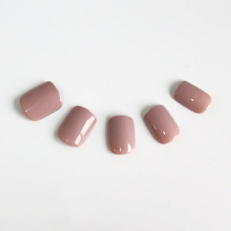 

2019 Manufacturers Currently Available Wholesale INS Hot Selling Bride Fake Nails 24 Slices of Whole Lagging Pink Boxed Solid Co