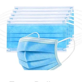 

50PCS 3 Layer Disposable Face Mask Anti Dust Mouth-muffle Face Masks Men Women Anti Fog Face Mouth Masks Breathable Mouth Cover