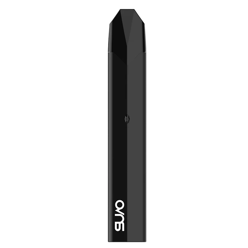 OVNS Saber II Pod Kit встроенный 600 мАч Pod система комплект с 1,5 мл емкость картриджа и Ом двойной ON-S ватной катушкой vs w01 - Цвет: black