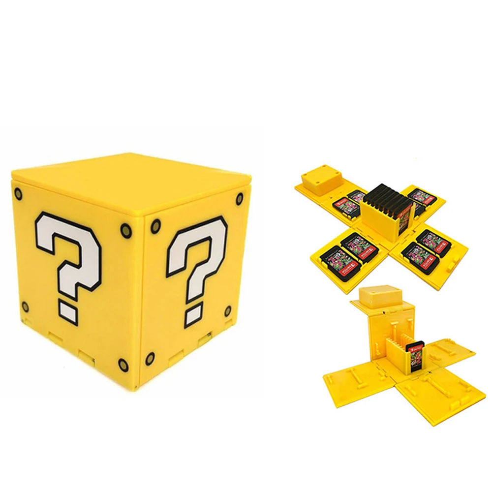 Футляр для игровых карт премиум-класса с переключателем NAND, коробка для хранения с переключателем, складывающаяся коробка для карт NS, сохраняющая 12 карт