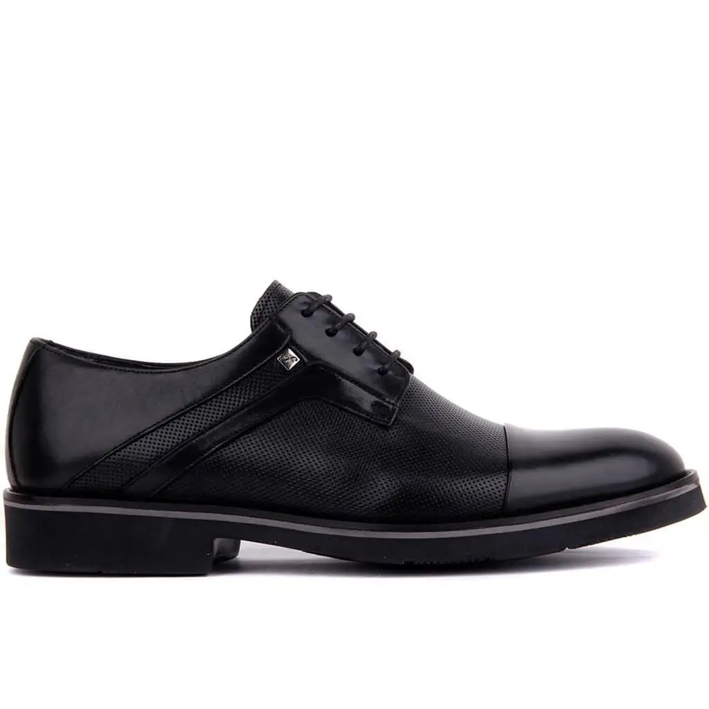 

Fosco-Black Leather Eva Men 'S Daily Casual Shoes