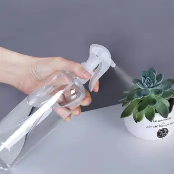 

6pcs 500ml Plastic Empty Spray Bottle Transparent Flower Plant Water Sprayer Can Be Refilled Home Garden Barber Shop Tools