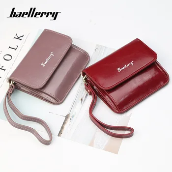 

Baellerry New Women Hasp Short Wallet Carteira Feminina Students Money Purse Card Holders Patent Leather Girls Clutch Bag