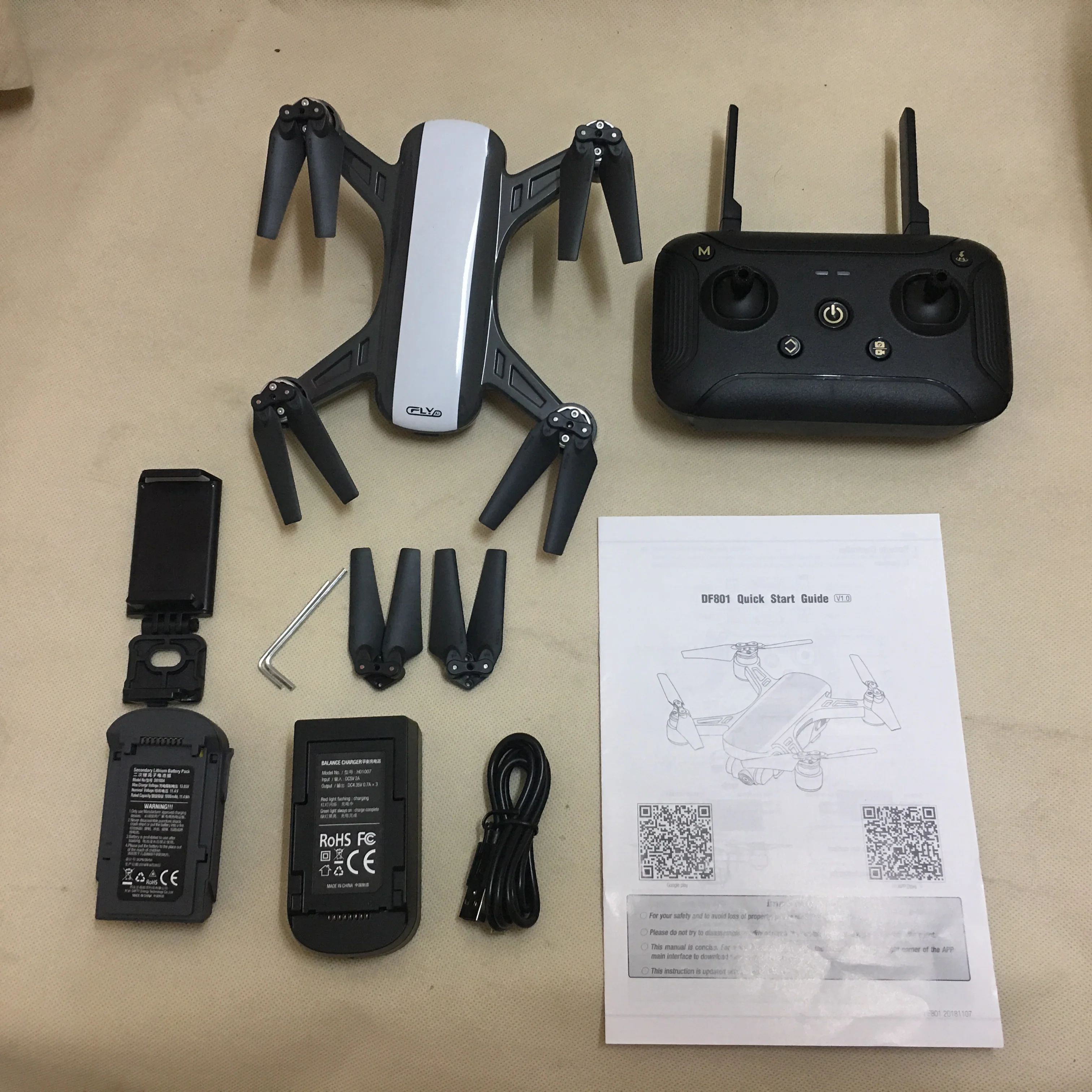 Дрон Cfly Dream на радиоуправлении бесщеточный Квадрокоптер с Gps Fpv камерой DF801 4K HD 5GWifi