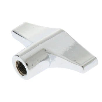 

Silver Alloy Cymbal Replacement Stand Wing Nut 6mm Percussion Accessory