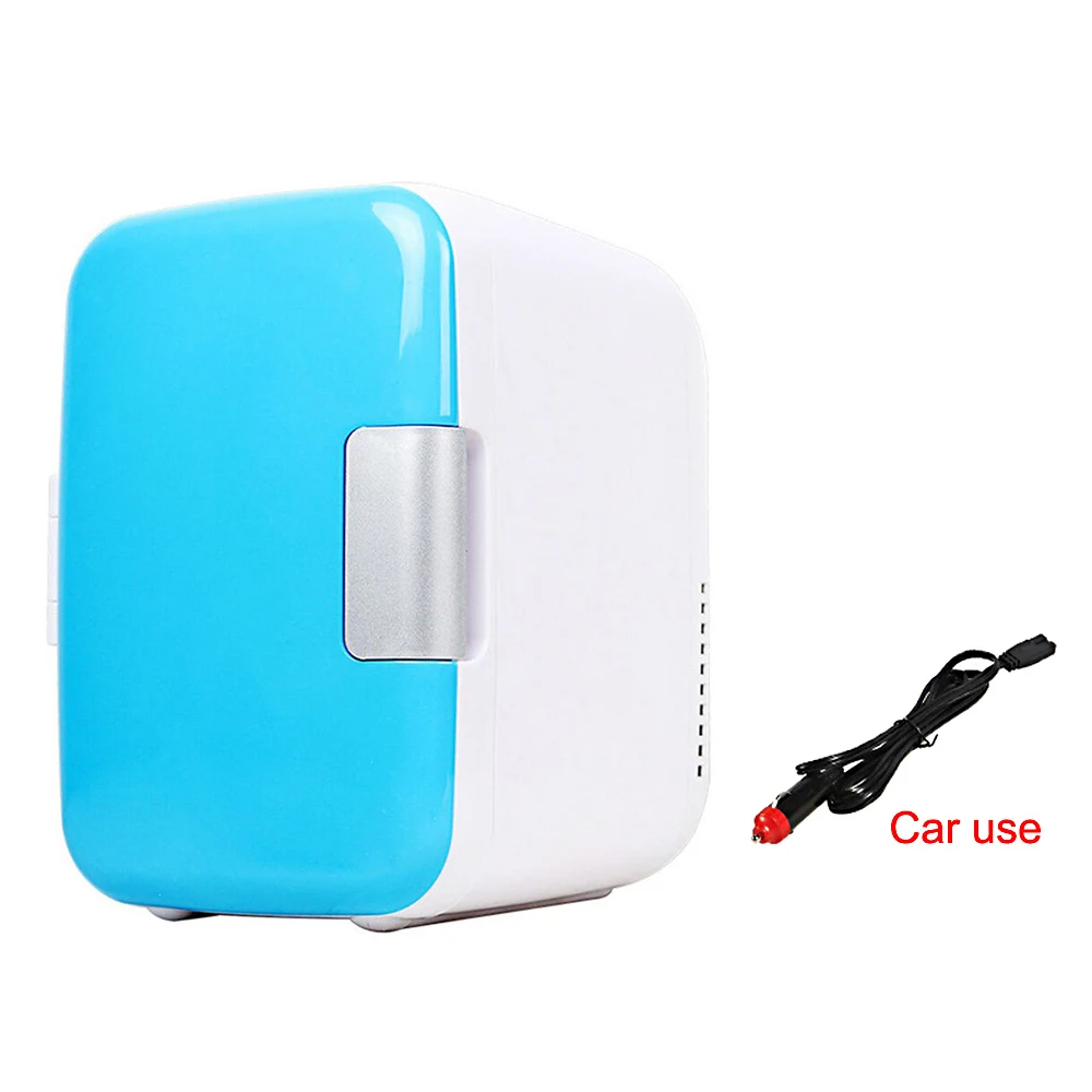 Blue car Eletric Home Refrigerator Fridge Home Dual-use Cool Warmer Beer Cooler Refrigerators Freezer - Цвет: Blue car