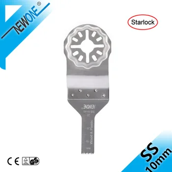 

NEWONE 10mm Stainless steel Saw Blade Multi Pack Oscillating Tool Blades for Starlock Cutting Wood Drywall Plastics