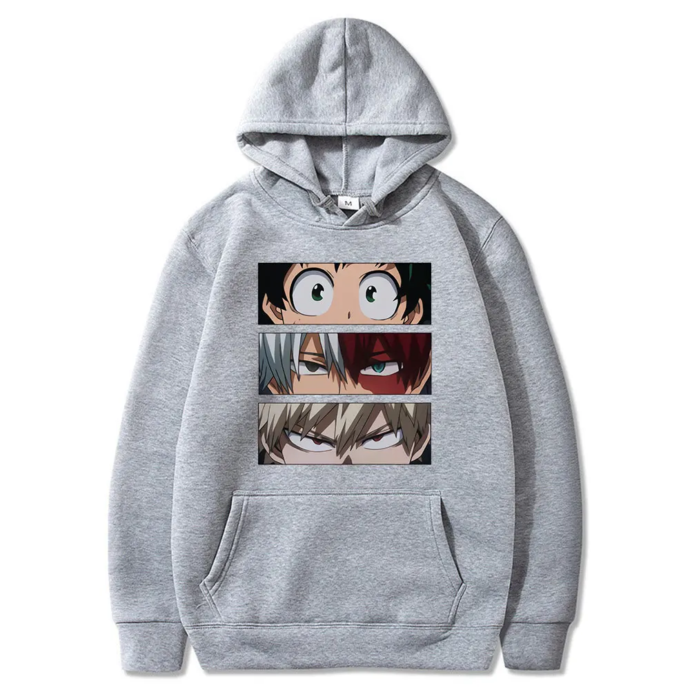 

My Hero Academia Men Hoodies Autumn Casual Pullover Sweats Hoodie Fashion Sweatshirts Japan Anime Hip Hop Sweatshirt Clothes Men