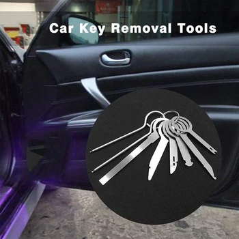 

Car Audio Disassembly Tool Auto Car Removal Repairing Pry Tools Kit High Hardness Sliver Trim Removal Tool Set