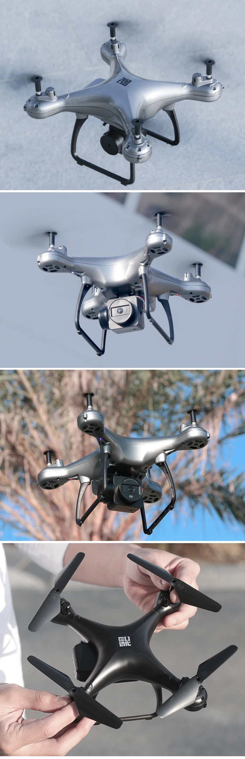 OTPRO 4k 1080p профессиональная FPV камера Wifi RC дроны gps Мини Дрон селфи следуем за мной Квадрокоптер игрушки мальчик vs X6 H68G