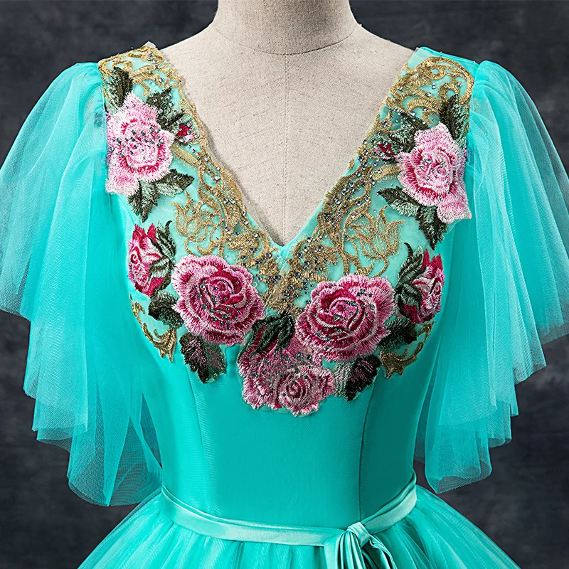 Свадебное кружевное платье с аппликацией, пышное платье, Vestidos De Debutantes, v-образный вырез, длина до пола, вечернее платье, Robe De Quinceanera