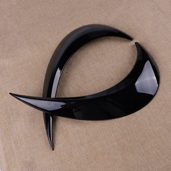 

CITALL ABS Black Car Head Light Lamp Eyebrow Eyelid Cover Trim Fit for VW Beetle A5 2012 2013 2014 2015 2016 2017 2018