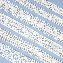 7 ярдов/рулон) белая кружевная ткань тонкая лента для украшения упаковочный материал рулон оптом DIY Швейные материалы ручной работы для поделок