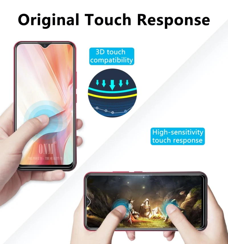 2 шт закаленное стекло для vivo Y11 защита экрана закаленное стекло для vivo Y11 защитная пленка