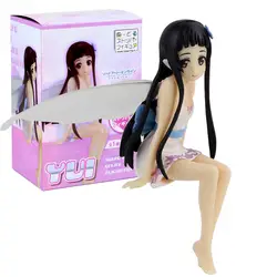 12 см мультяшный меч искусство онлайн фигурка игрушки Сидящая девушка статуя ПВХ Коллекционная модель куклы